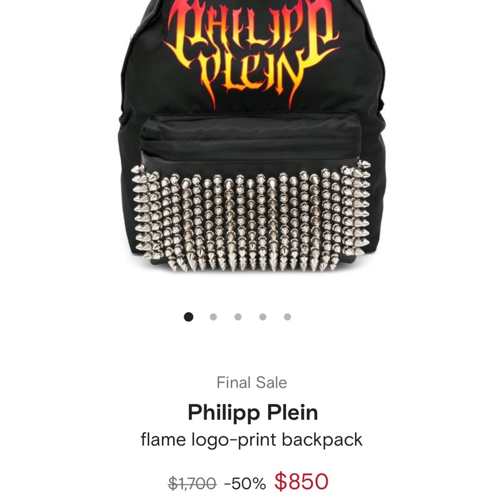 Philipp Plein Limited Edition Backpack - Designer